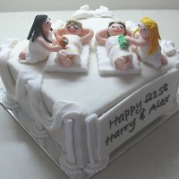 Toga Party Cake